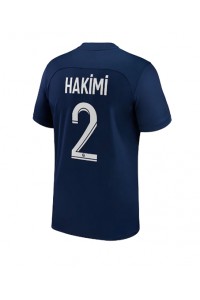 Paris Saint-Germain Achraf Hakimi #2 Fotballdrakt Hjemme Klær 2022-23 Korte ermer